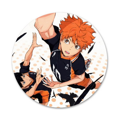 Anime haikyuu MSBY Volleyball Badge καρφίτσα καρφίτσα Αξεσουάρ για ρούχα Δώρο διακόσμηση σακιδίου πλάτης