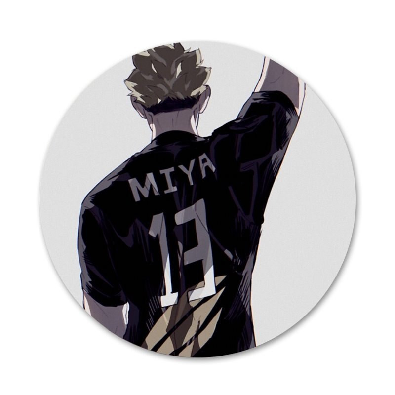 Anime haikyuu MSBY Volleyball Badge καρφίτσα καρφίτσα Αξεσουάρ για ρούχα Δώρο διακόσμηση σακιδίου πλάτης