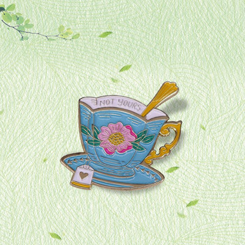 C1664 Funny Cup εμαγιέ καρφίτσες Anime σε σακίδιο χαριτωμένα πράγματα Αξεσουάρ Κοσμήματα Δώρο Καρφίτσες Καρφίτσες για πέτο