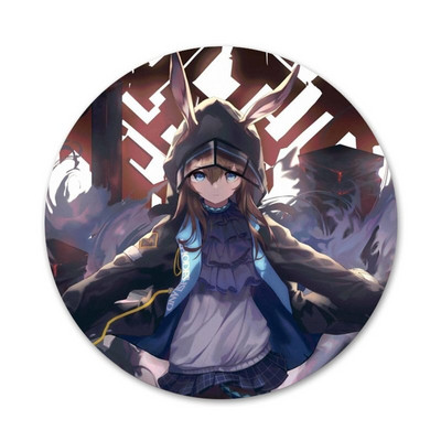 58mm Exusiai Arknights Painted Badge Καρφίτσα Αξεσουάρ για Ρούχα Δώρο Δώρο Σακίδιο πλάτης