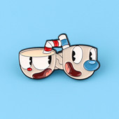 AD2077 puodelis emalio smeigtukas Anime ženklelis Dekoratyviniai drabužiai Ženkliukas atvartų segtukai Sagė Papuošalai Portfelis Kuprinės priedai