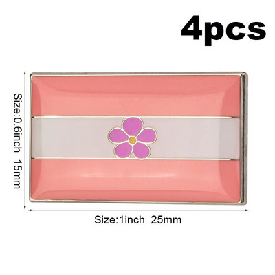 Sapphic-Pride-Sapphic-Pride-Sapphic-Pride-Ace mare pentru revere insignă pentru steagul Broșă Ace insigne 4 buc.