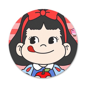 58 мм карикатура Fujiya Peko Milky момиче момче значка брошка игла аксесоари за дрехи раница украса подарък
