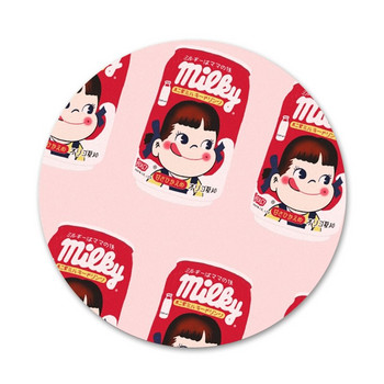 58 χιλιοστά Cartoon Fujiya Peko Milky Girl Boy Badge καρφίτσα καρφίτσα Αξεσουάρ για Ρούχα Δώρο διακόσμηση σακιδίου πλάτης