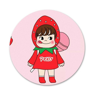 58 mm Crtić Fujiya Peko Milky Djevojčica Dječak Broš Značka Igla Dodaci za odjeću Ruksak Dekoracija poklon
