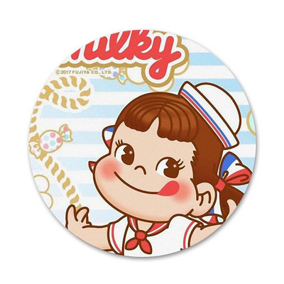 58 mm Crtić Fujiya Peko Milky Djevojčica Dječak Broš Značka Igla Dodaci za odjeću Ruksak Dekoracija poklon