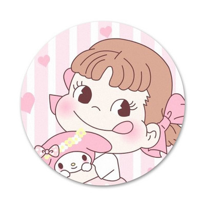 58 mm Crtić Fujiya Peko Milky Djevojčica Dječak Broš Značka Igla Dodaci za odjeću Ruksak Dekoracija poklon