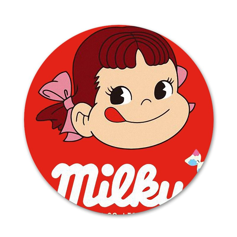 58 mm Crtić Fujiya Peko Milky Djevojčica Dječak Broš Značka Igla Dodaci za odjeću Ruksak Dekoracija poklon