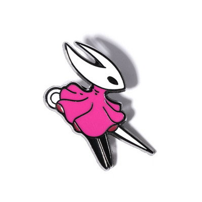 AD1931 Hollow Knight Καρφίτσες με σμάλτο Μεταλλική καρφίτσα Παιχνίδι Κόσμημα κινουμένων σχεδίων Σήμα για γυναίκες Ανδρικά σακίδιο με πέτο Τσάντες πλάτης Badge Kids Anime