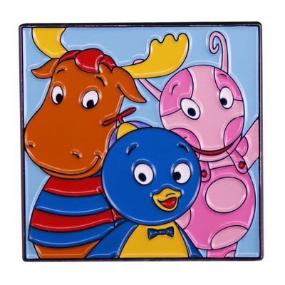 AD2094 Miela pelė Juokingas animacinis filmas Mielas karvės emalio segtukas Sagės Apykaklė Atvartas Smeigtukas Ženkliukas Gyvūnų papuošalai Dovana vaikų draugams