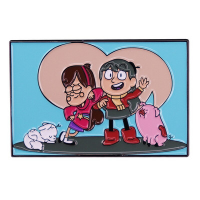 AD2094 Miela pelė Juokingas animacinis filmas Mielas karvės emalio segtukas Sagės Apykaklė Atvartas Smeigtukas Ženkliukas Gyvūnų papuošalai Dovana vaikų draugams