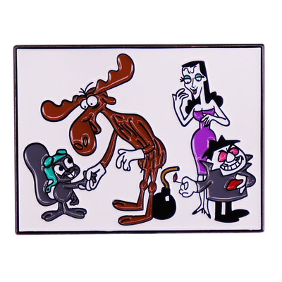 AD2094 Miela pelė Juokingas animacinis filmas Mielas karvės emalio segtukas Sagės Apykaklė Atvartas Smeigtukas Ženkliukas Gyvūnų papuošalai Dovana vaikų draugams