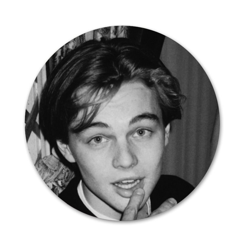 Leonardo DiCaprio značka broš igla dodaci za odjeću ruksak ukras dar 58 mm