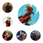 58 mm TriGun Stampede Wolfwood značka broš igla dodaci za odjeću ruksak ukras dar