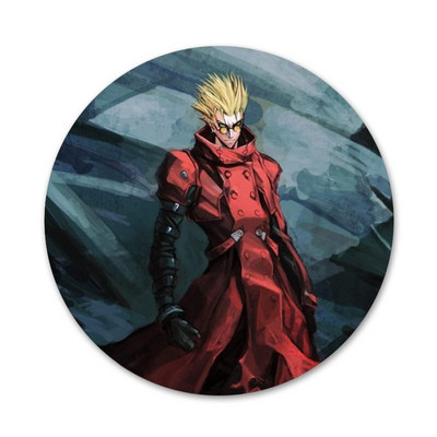 58 mm TriGun Stampede Wolfwood značka broš igla dodaci za odjeću ruksak ukras dar