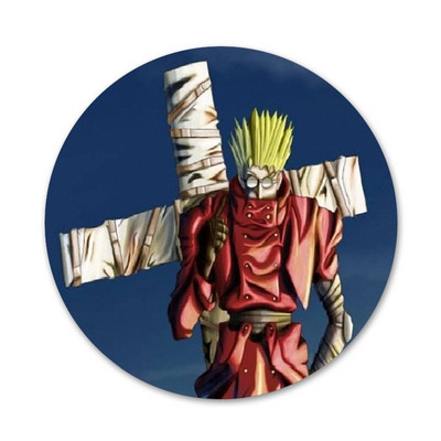 58 mm TriGun Stampede Wolfwood značka broš igla dodaci za odjeću ruksak ukras dar