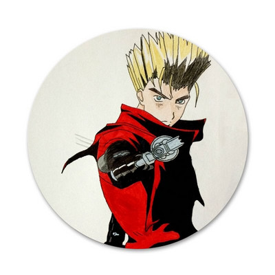 58 mm TriGun Stampede Wolfwood značka broš igla dodaci za odjeću ruksak ukras dar
