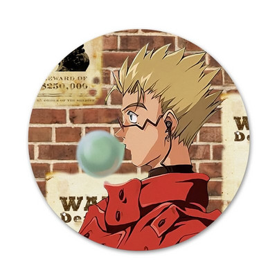 58 mm TriGun Stampede Wolfwood značka broš igla dodaci za odjeću ruksak ukras dar