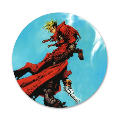 58 mm TriGun Stampede Wolfwood značka broš igla dodaci za odjeću ruksak ukras dar