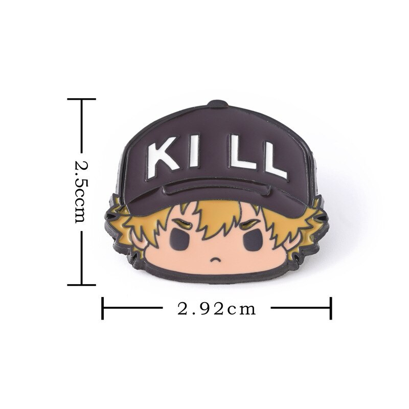 AD1418 Cells at Work Καρφίτσες Anime με σμάλτο Καρφίτσες σε σακίδιο πλάτης Χαριτωμένα αξεσουάρ για κοσμήματα Ιαπωνικά Manga Δώρο καρφίτσες πέτο