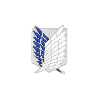 Cartoon Attack on Titan Pross Pin Wings of Liberty Vabaduse Scouts Rügement Leegion Survey Recon Corp Eren Märgi Ehted Kingitus