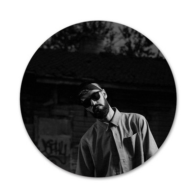 Miyagi Endshpiel räppari ikoonid nööpnõelad märgi kaunistus prossid metallist märgid riiete jaoks seljakoti kaunistus 58 mm