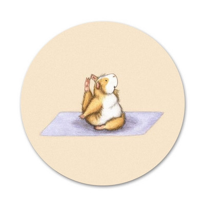 58 mm The Yoga Guinea Pigs Art Icons Pins Dekoracija znački Broševi Metalni bedževi za odjeću Dekoracija ruksaka