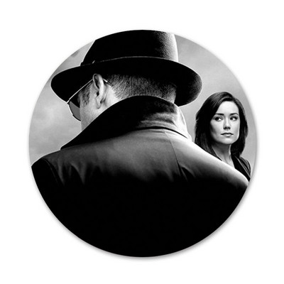 Seria TV Americană The Blacklist Brooch Pin Cosplay Insigna Accesorii Pentru Haine Rucsac Decorare Cadou 58mm