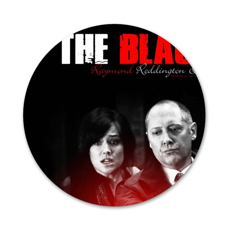 Seria TV Americană The Blacklist Brooch Pin Cosplay Insigna Accesorii Pentru Haine Rucsac Decorare Cadou 58mm