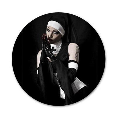 Novi dolazak Sestra časna značka broš igla dodaci za odjeću ruksak ukras dar