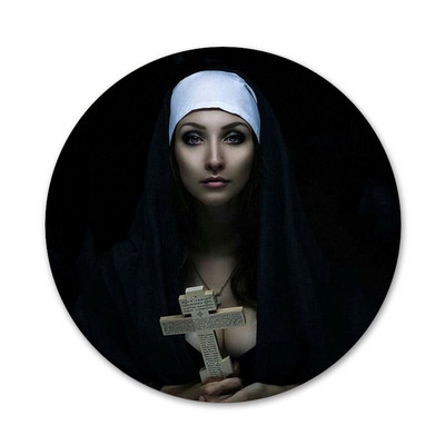 Novi dolazak Sestra časna značka broš igla dodaci za odjeću ruksak ukras dar