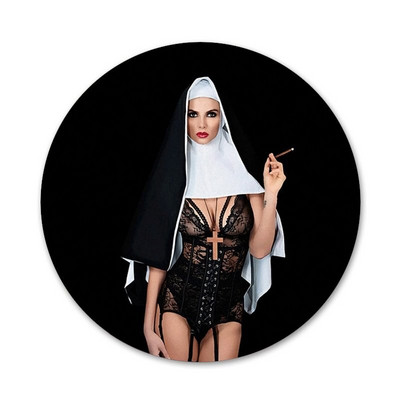 Novi dolazak Sestra časna značka broš igla dodaci za odjeću ruksak ukras dar