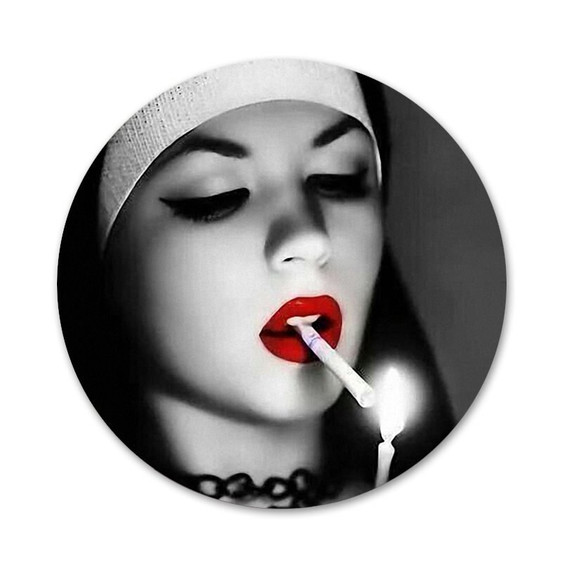 Novi dolazak Sestra časna značka broš igla dodaci za odjeću ruksak ukras dar