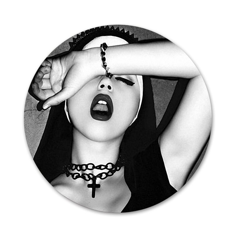 Novi dolazak Sestra časna značka broš igla dodaci za odjeću ruksak ukras dar