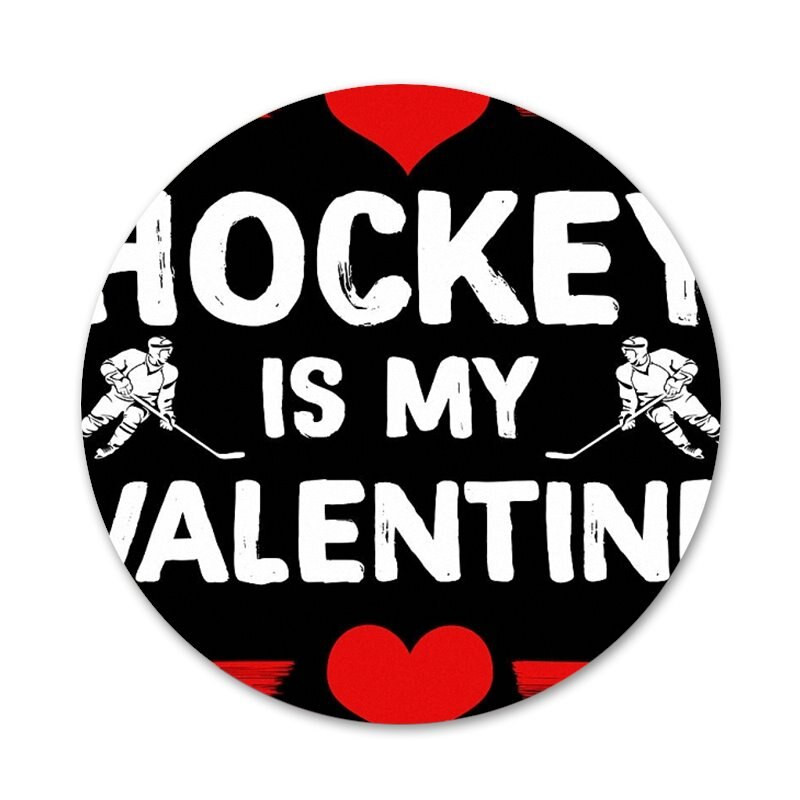 Χόκεϊ επί πάγου Αθλήματα μόδας απόσπασμα Εικονίδια Καρφίτσες Διακόσμηση σήματος Καρφίτσες Μεταλλικά Σήματα για Ρούχα Διακόσμηση σακιδίου πλάτης