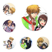 Anime Maid sama kaichou wa Naujausia super miela sagė Cosplay ženklelio priedai drabužiams kuprinės dekoravimo dovana 58 mm