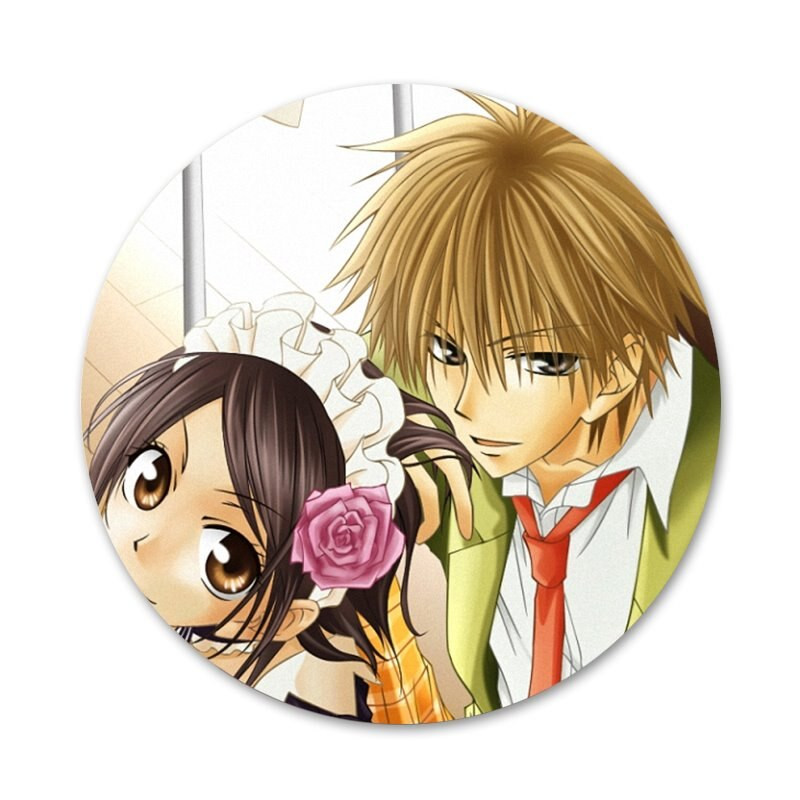 Anime Maid sama kaichou wa Naujausia super miela sagė Cosplay ženklelio priedai drabužiams kuprinės dekoravimo dovana 58 mm