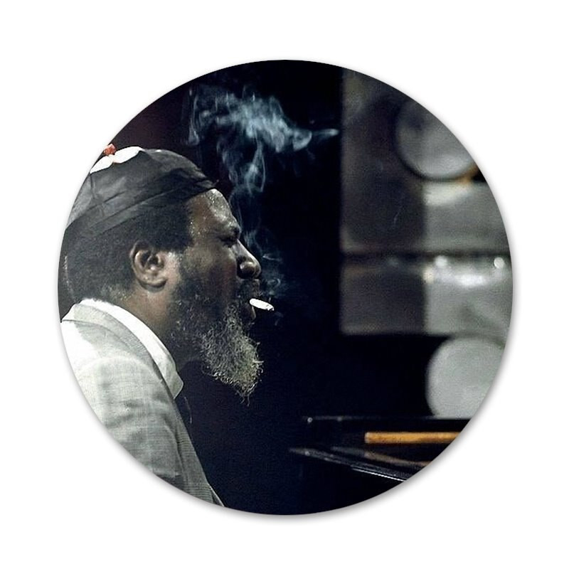 Thelonius Monk Američke ikone Igle Dekoracija znački Broševi Metalne značke za odjeću Dekoracija ruksaka 58 mm