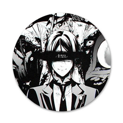 58 mm crni batler Kuroshitsuji značka broš igla dodaci za odjeću ruksak ukras dar