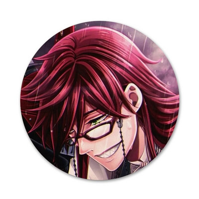 58 mm crni batler Kuroshitsuji značka broš igla dodaci za odjeću ruksak ukras dar