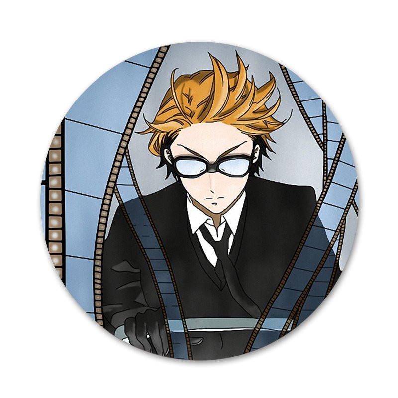 58 mm crni batler Kuroshitsuji značka broš igla dodaci za odjeću ruksak ukras dar