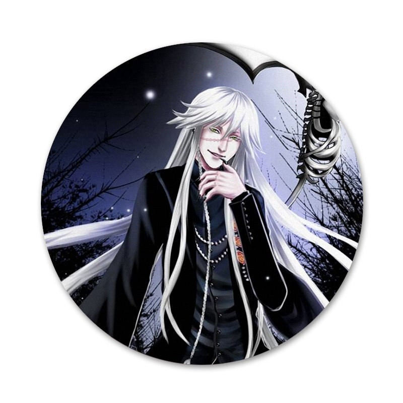 58 mm crni batler Kuroshitsuji značka broš igla dodaci za odjeću ruksak ukras dar