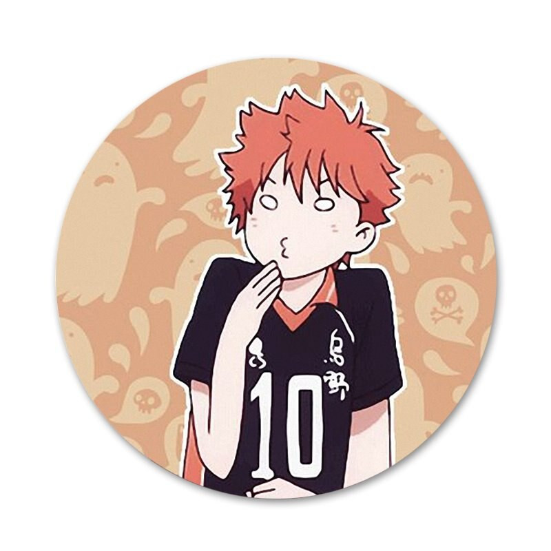 Haikyuu Anime piktogramos Smeigtukai Ženkliuko dekoravimas Sagės Metaliniai ženkleliai drabužiams Kuprinės puošimas