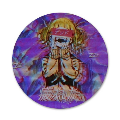 Trippy Art estetska značka Broš Igla Dodaci za odjeću Ruksak Dekoracija poklon 58 mm