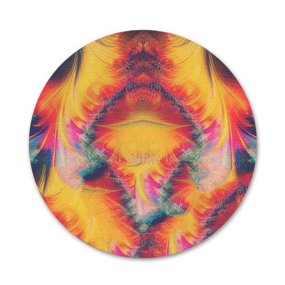 Trippy Art estetska značka Broš Igla Dodaci za odjeću Ruksak Dekoracija poklon 58 mm