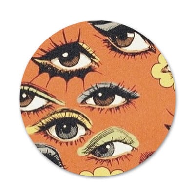 Trippy Art estetska značka Broš Igla Dodaci za odjeću Ruksak Dekoracija poklon 58 mm