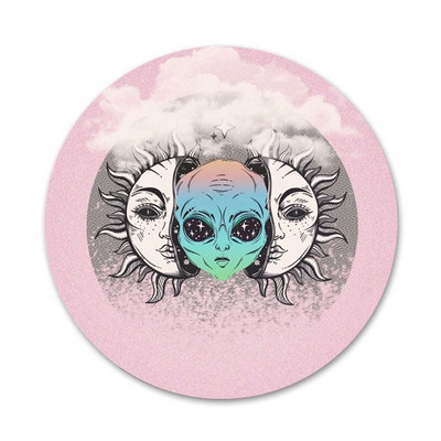 Trippy Art estetska značka Broš Igla Dodaci za odjeću Ruksak Dekoracija poklon 58 mm