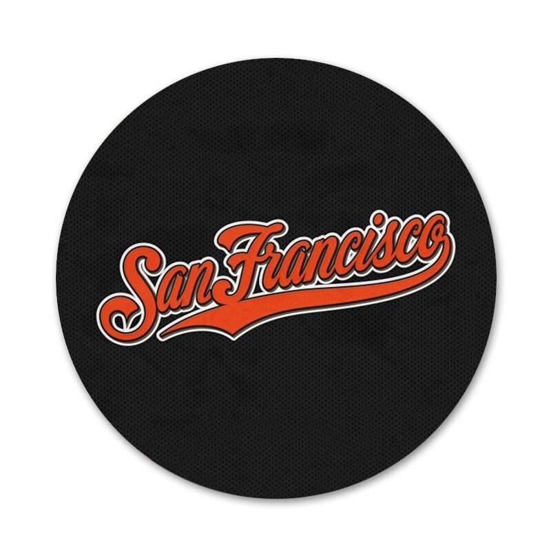 San Francisco maastikukujuline pross Cosplay märgi tarvikud riiete jaoks seljakoti kaunistus kingitus