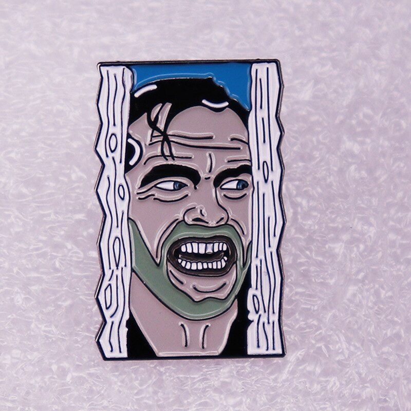 AD1261 Halloween Ταινία τρόμου Ιαπωνικά Anime Σήματα με καρφίτσα με σμάλτο σκύλου Σακίδιο πλάτης Διακόσμηση με καρφίτσα πέτο Αξεσουάρ κοσμημάτων