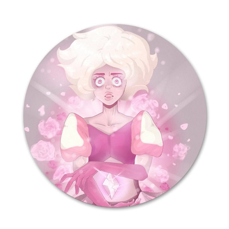 58 mm Steven Universe piktogramos Smeigtukai Ženkliuko dekoravimas Sagės Metaliniai ženkleliai drabužiams Kuprinės puošimas